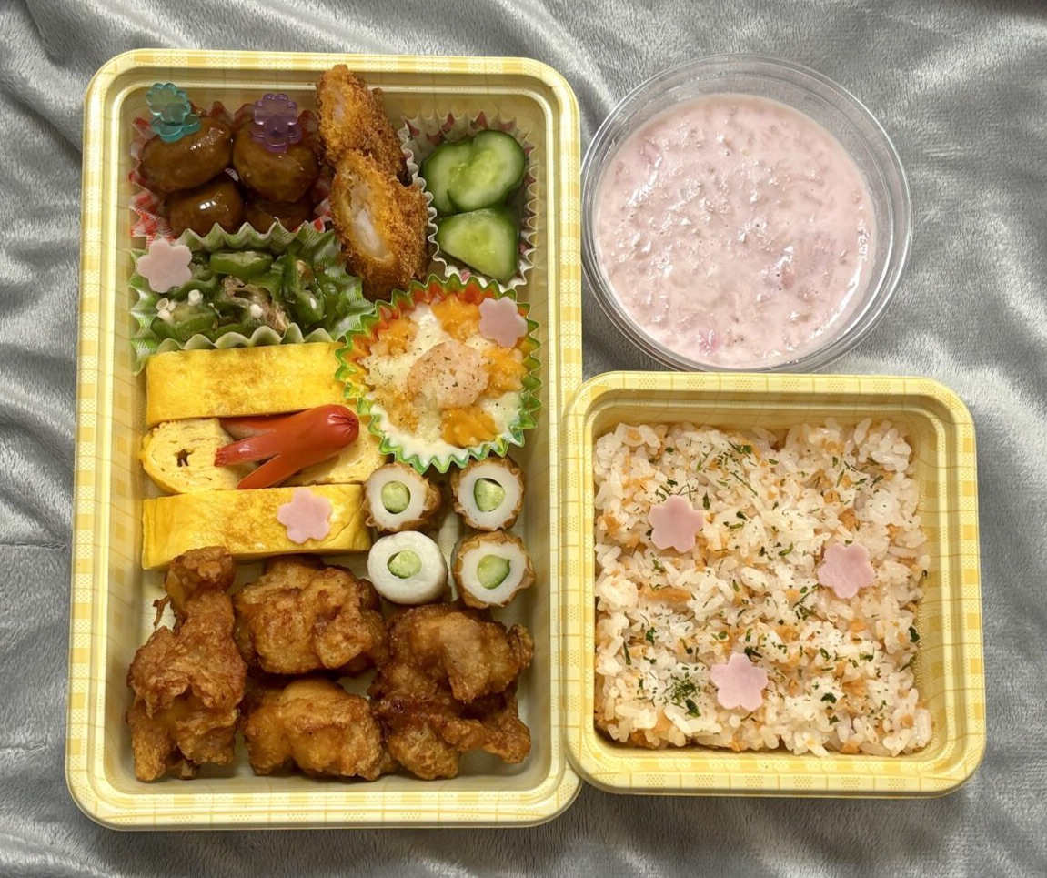 お花見デートのお弁当を作りました🌸🌸